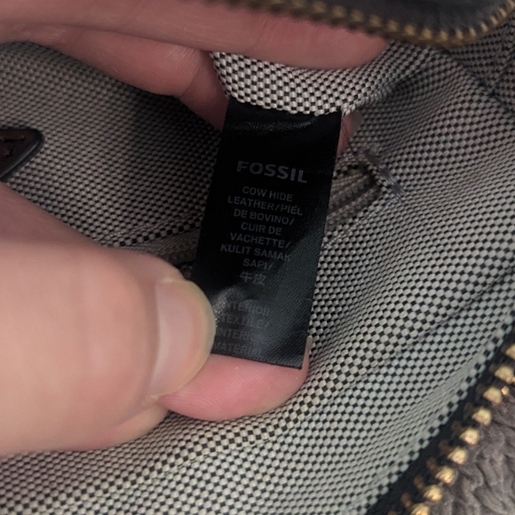 Fossil Cross Body Purse in Brown and Black - Picture 12 of 12